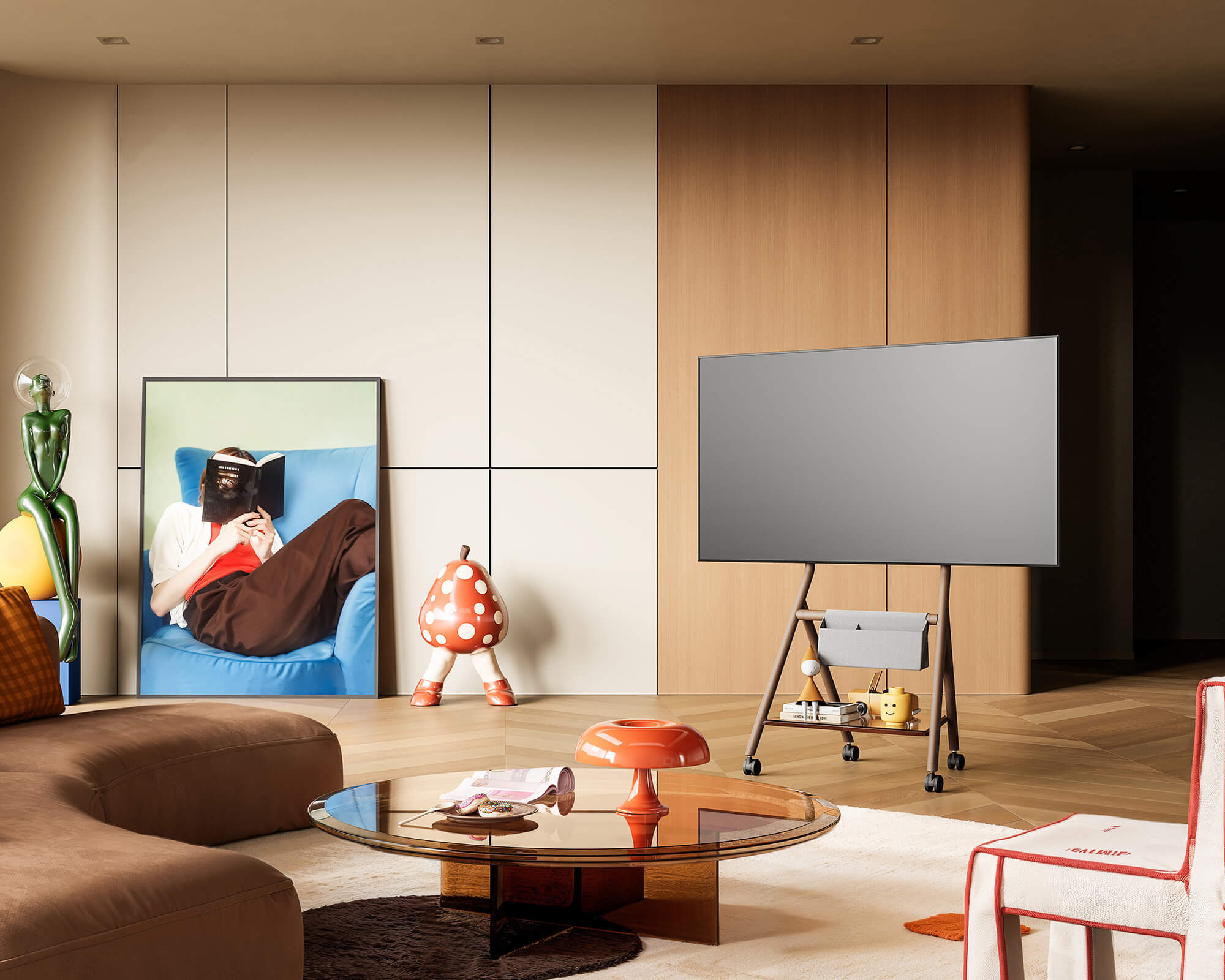 Collector TC65 TV-standaard met wielen