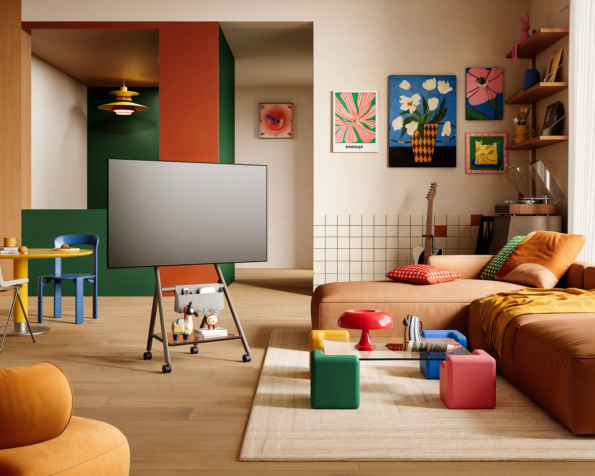 Collector TC65 TV-standaard met wielen