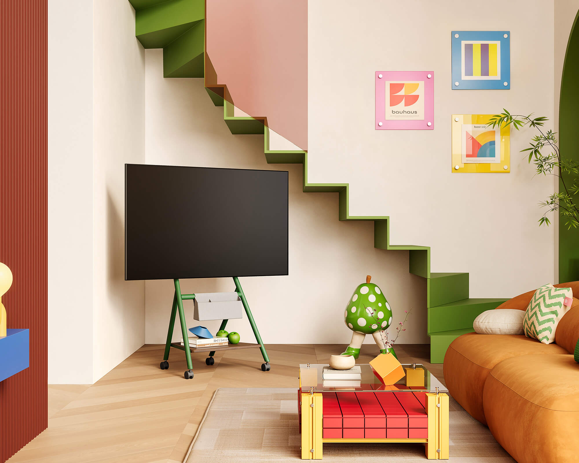 Collector TC65 TV-standaard met wielen