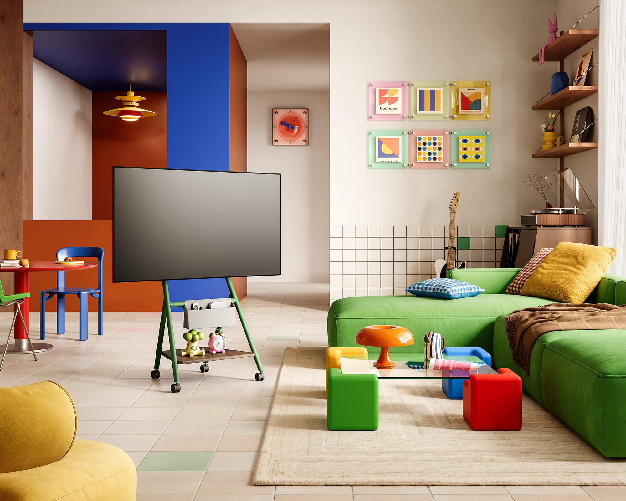 Collector TC65 TV-standaard met wielen