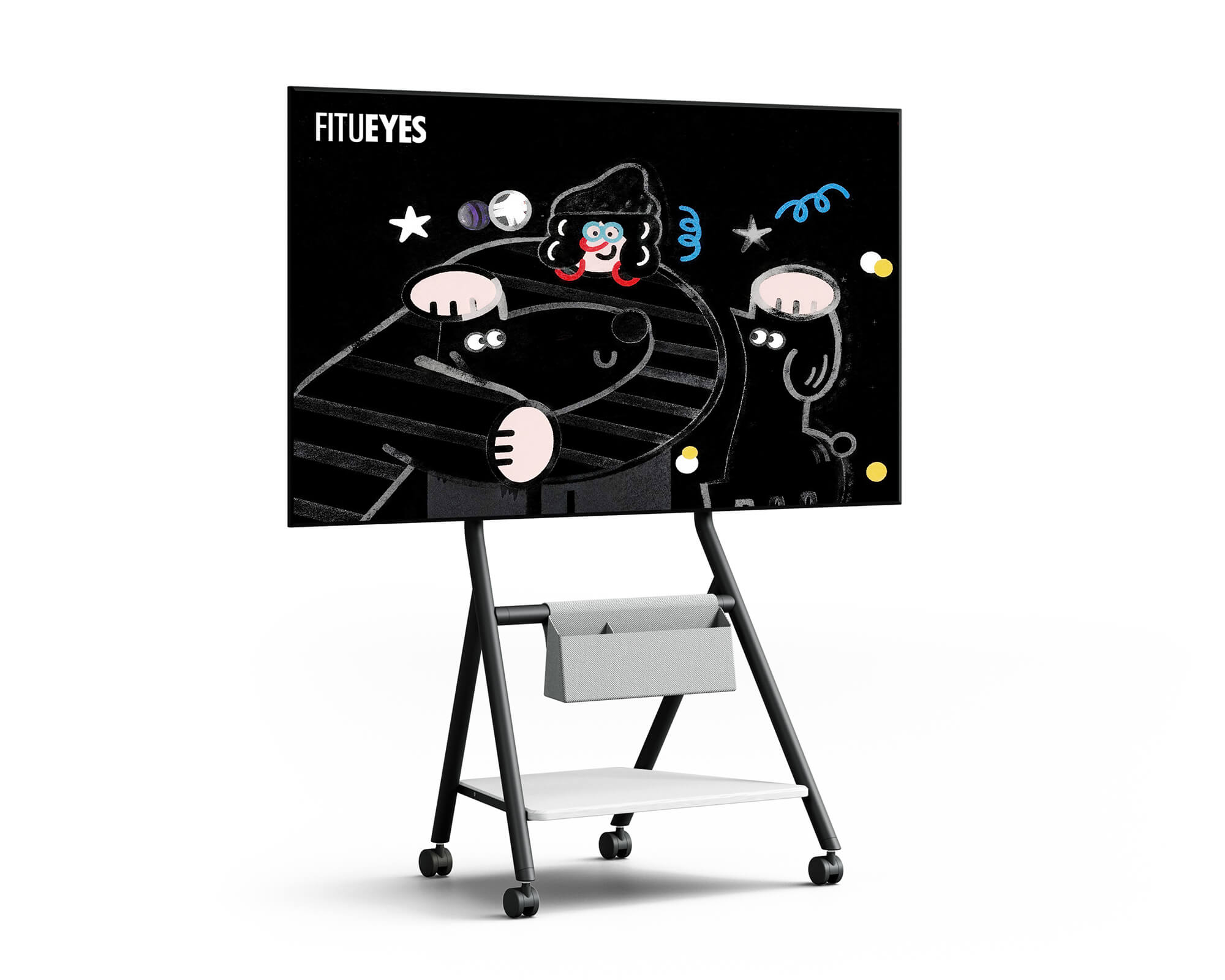 Collector TC65 TV-standaard met wielen