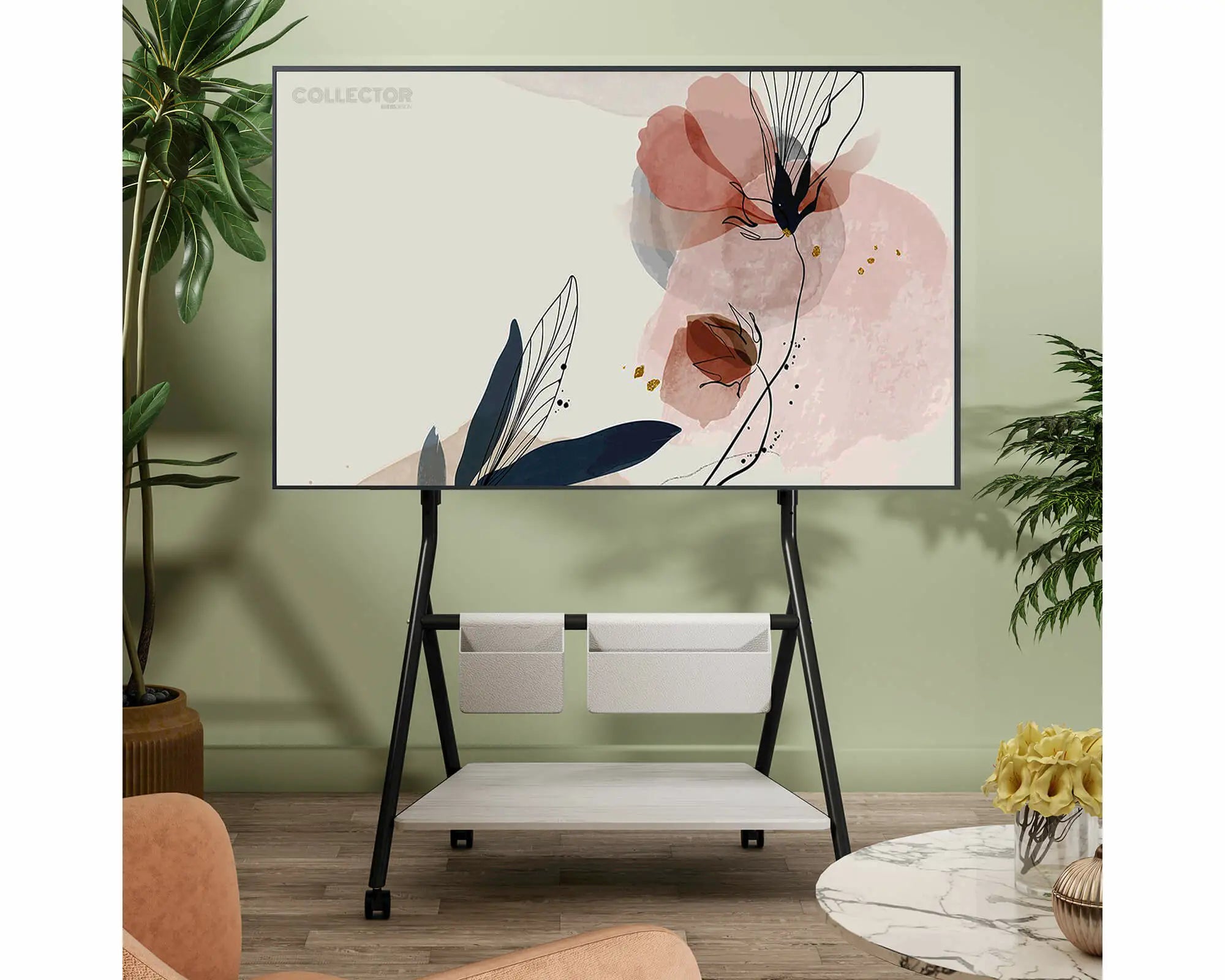 Collector TC78 Support TV à Roulettes