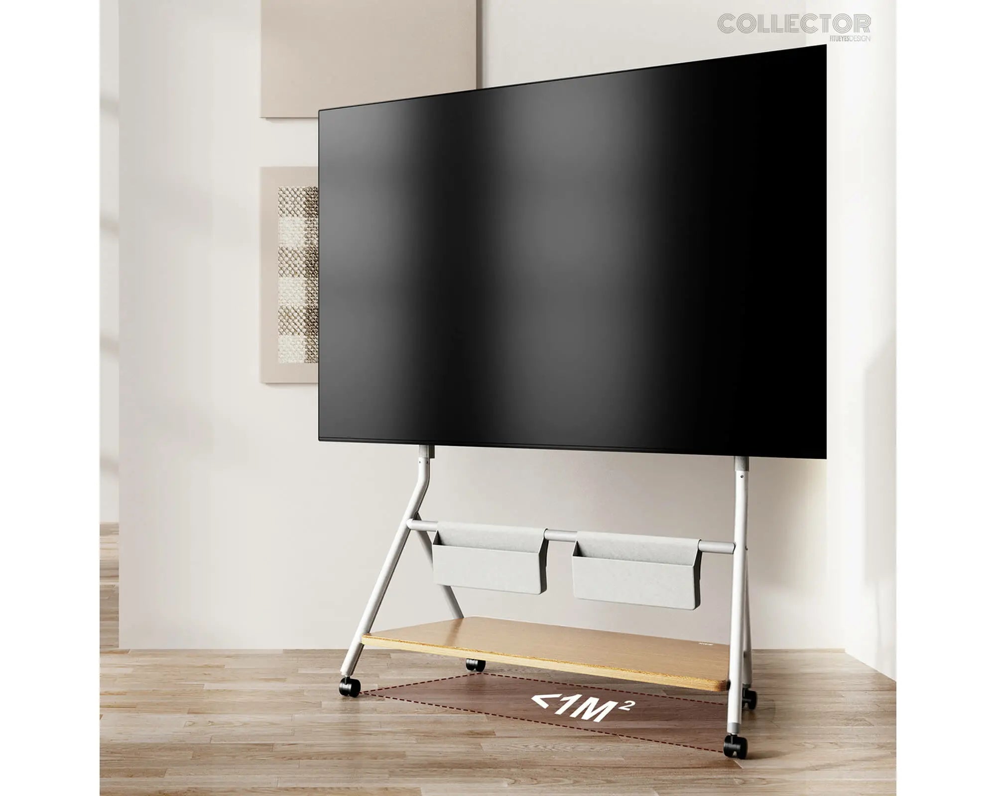 Collector TC88 Supporto tv da terra con ruote