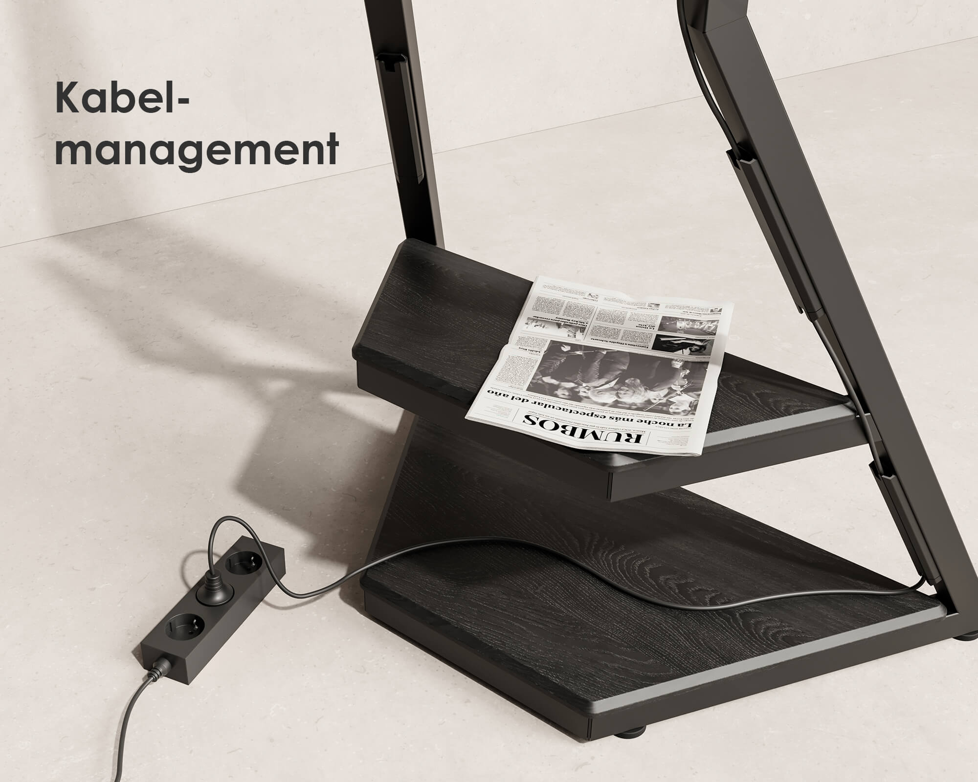 Eiffel TV Stand with Ambient Lighting