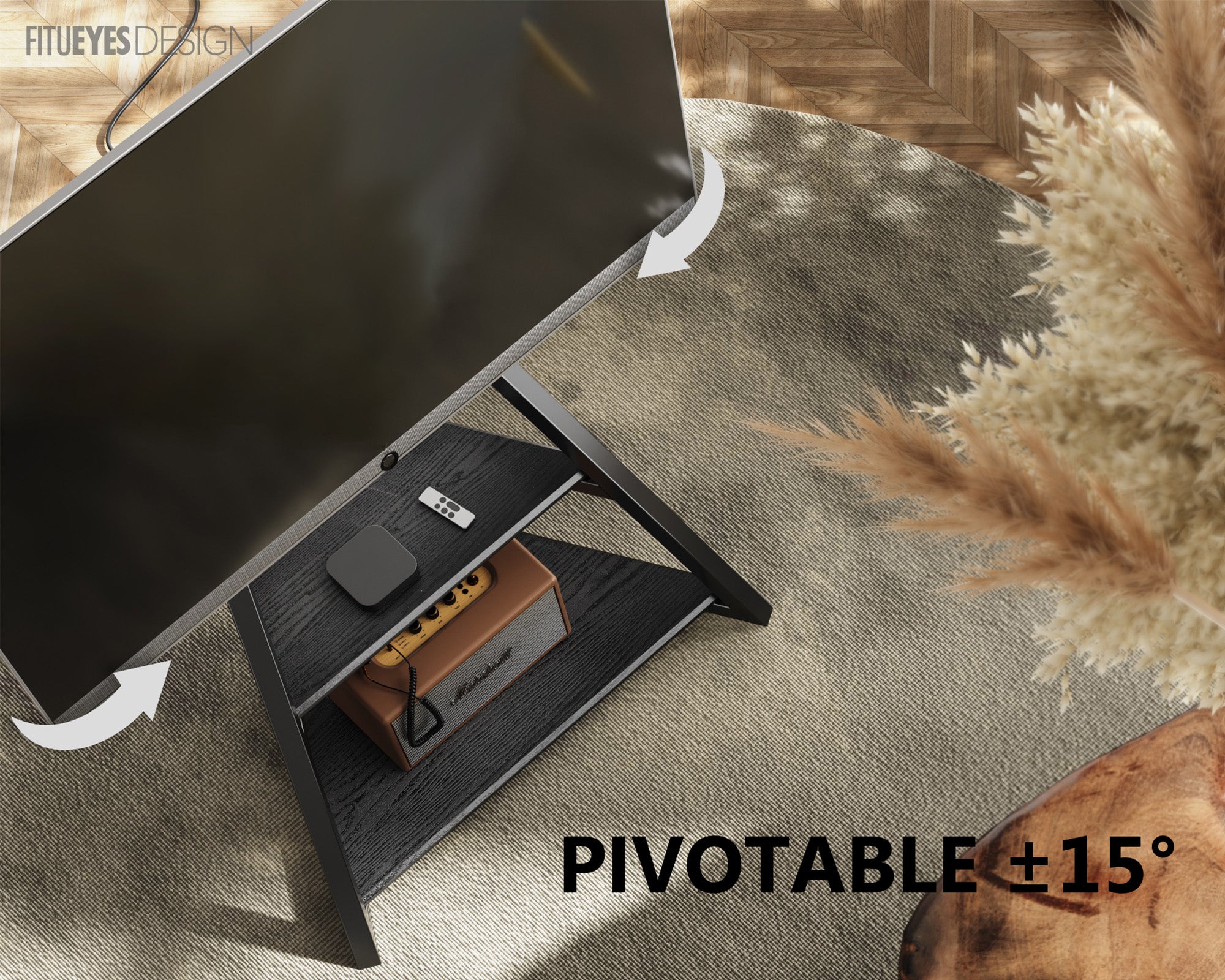 pivotable 15°