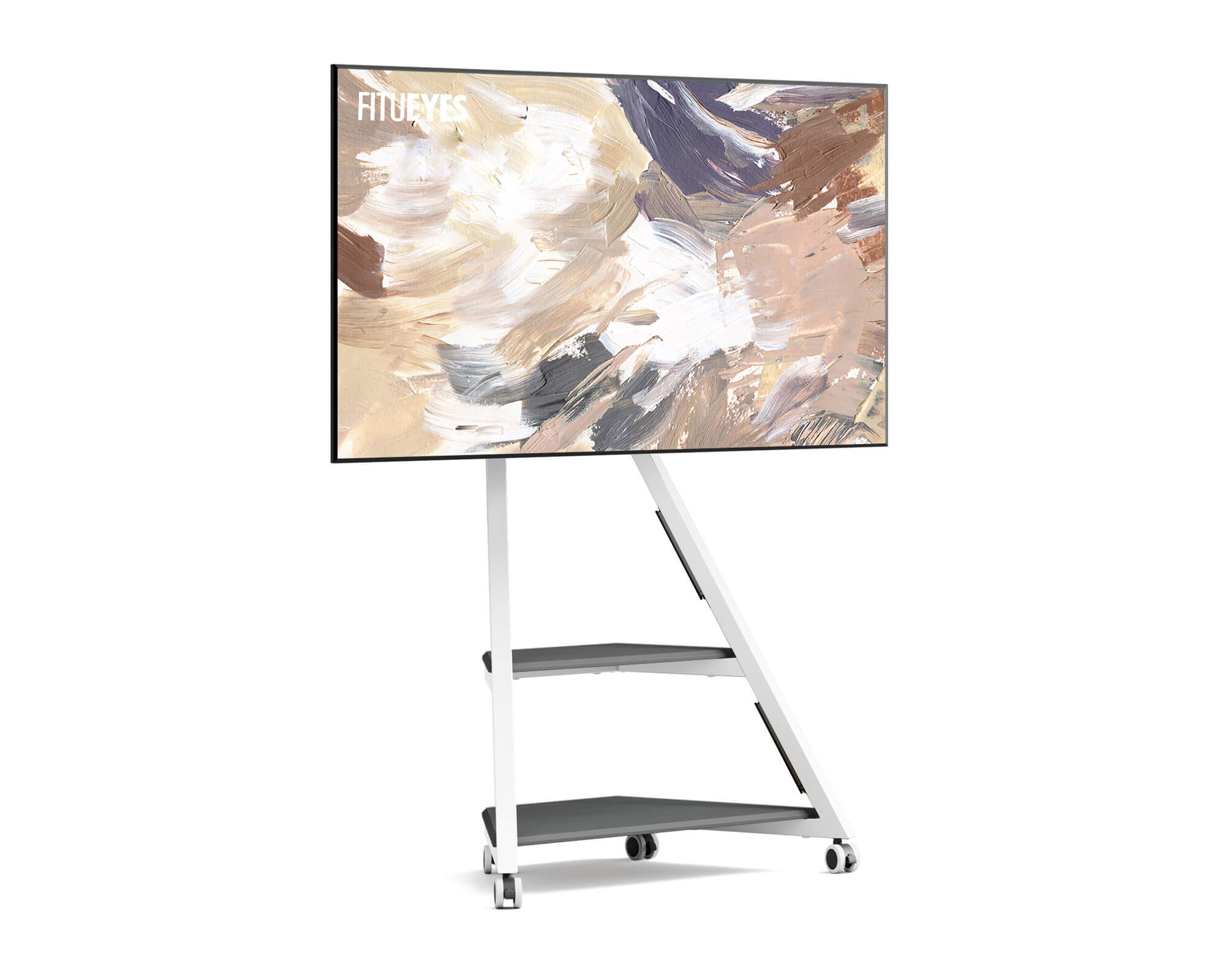 Eiffel FT65 Floor TV Stand with Wheels