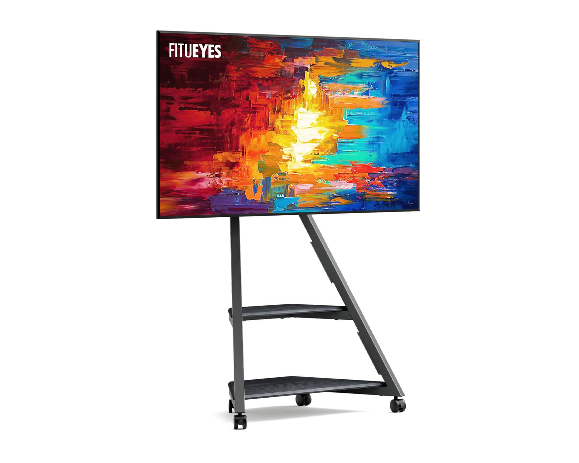 Eiffel FT65 Floor TV Stand with Wheels