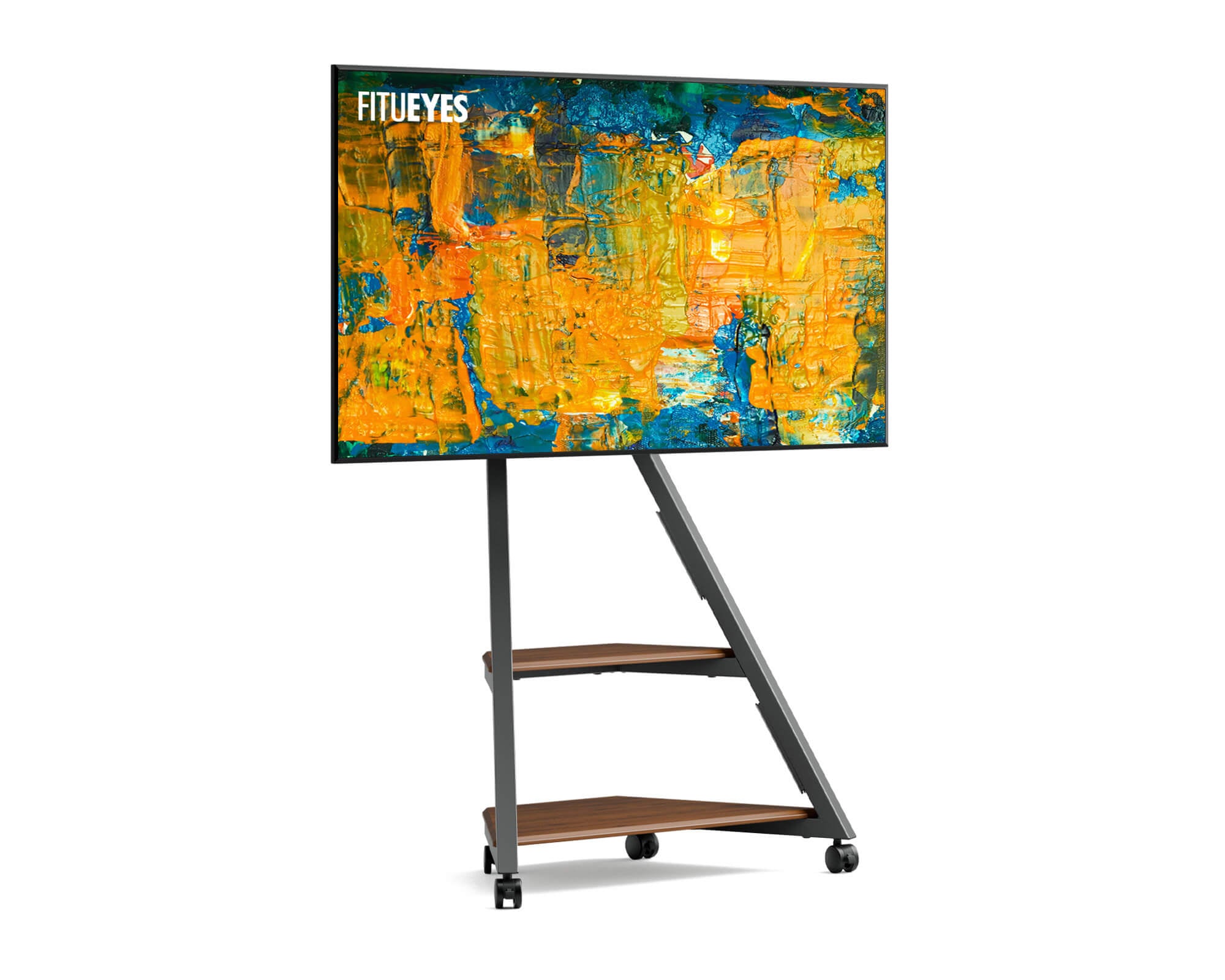 Eiffel FT65 Floor TV Stand with Wheels