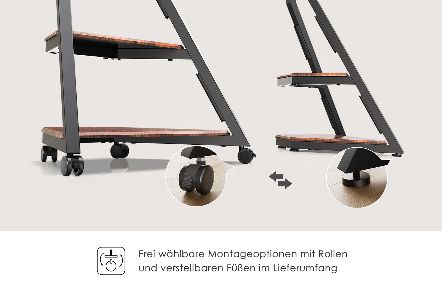 tv ständer mit rollen