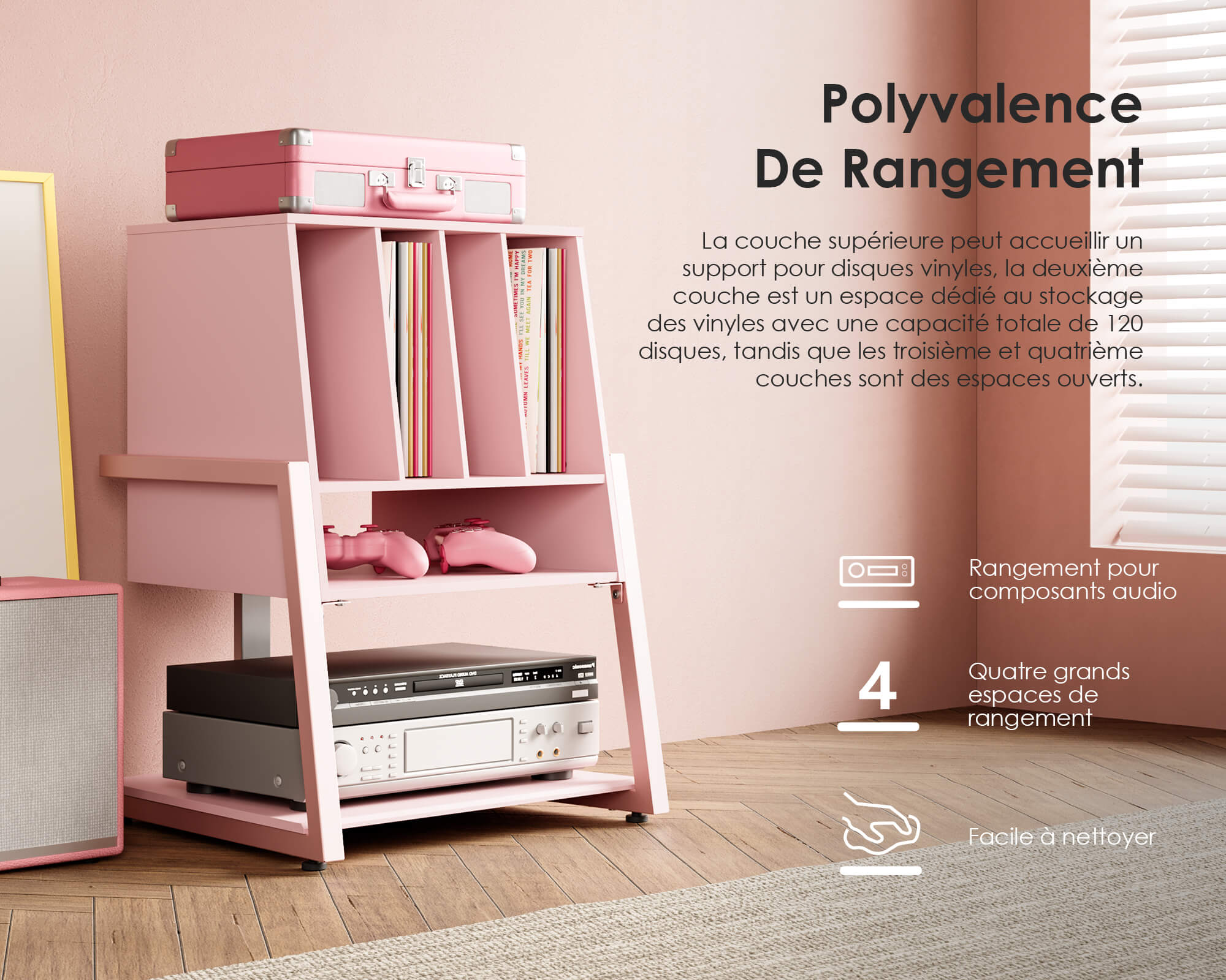 Eiffel RS Meuble pour platine vinyle