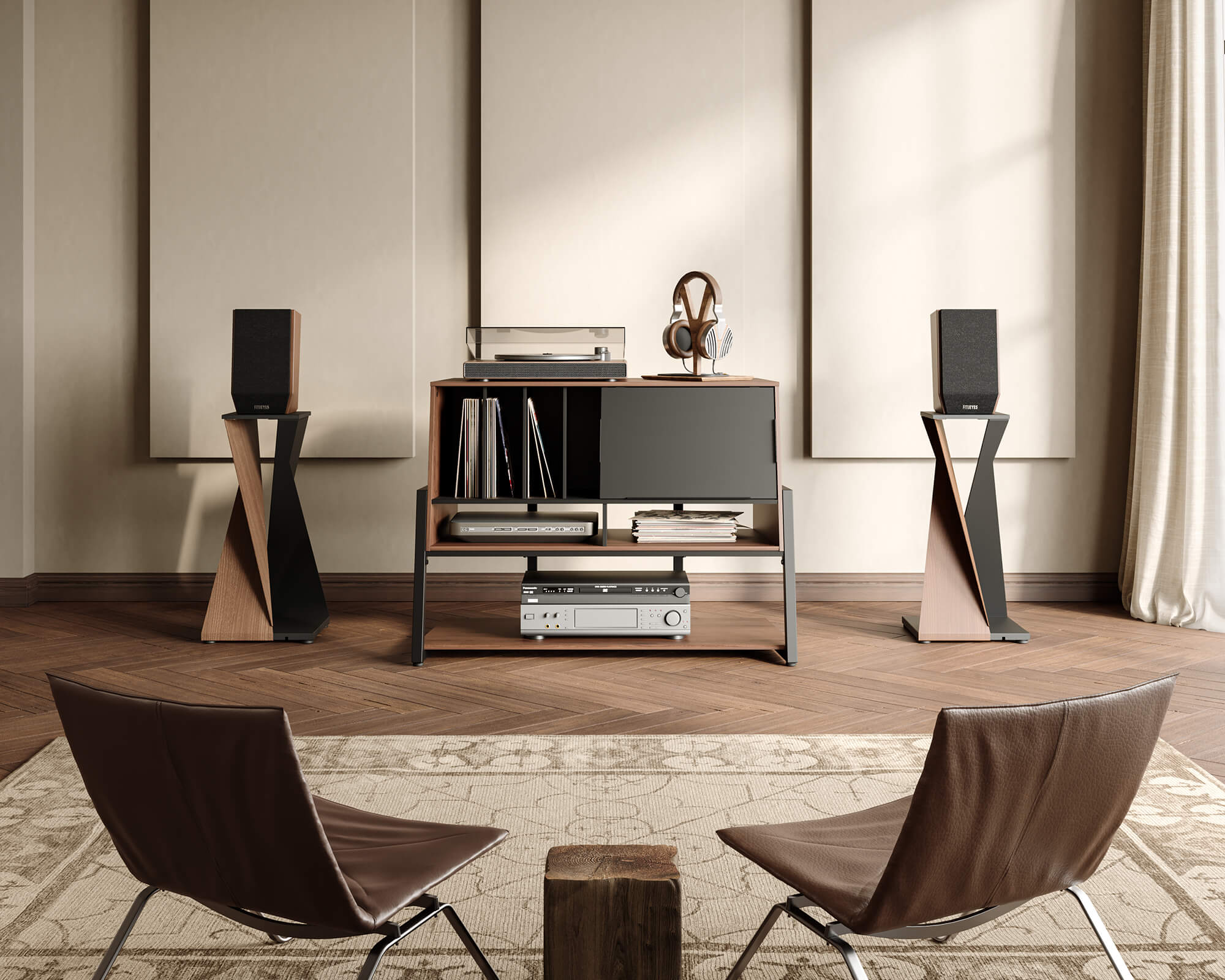 Eiffel RS10 Mueble HIFI con puerta