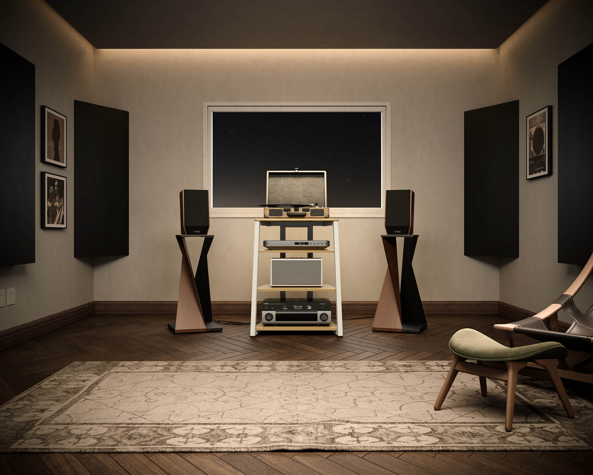 Eiffel AS07 Meuble HIFI