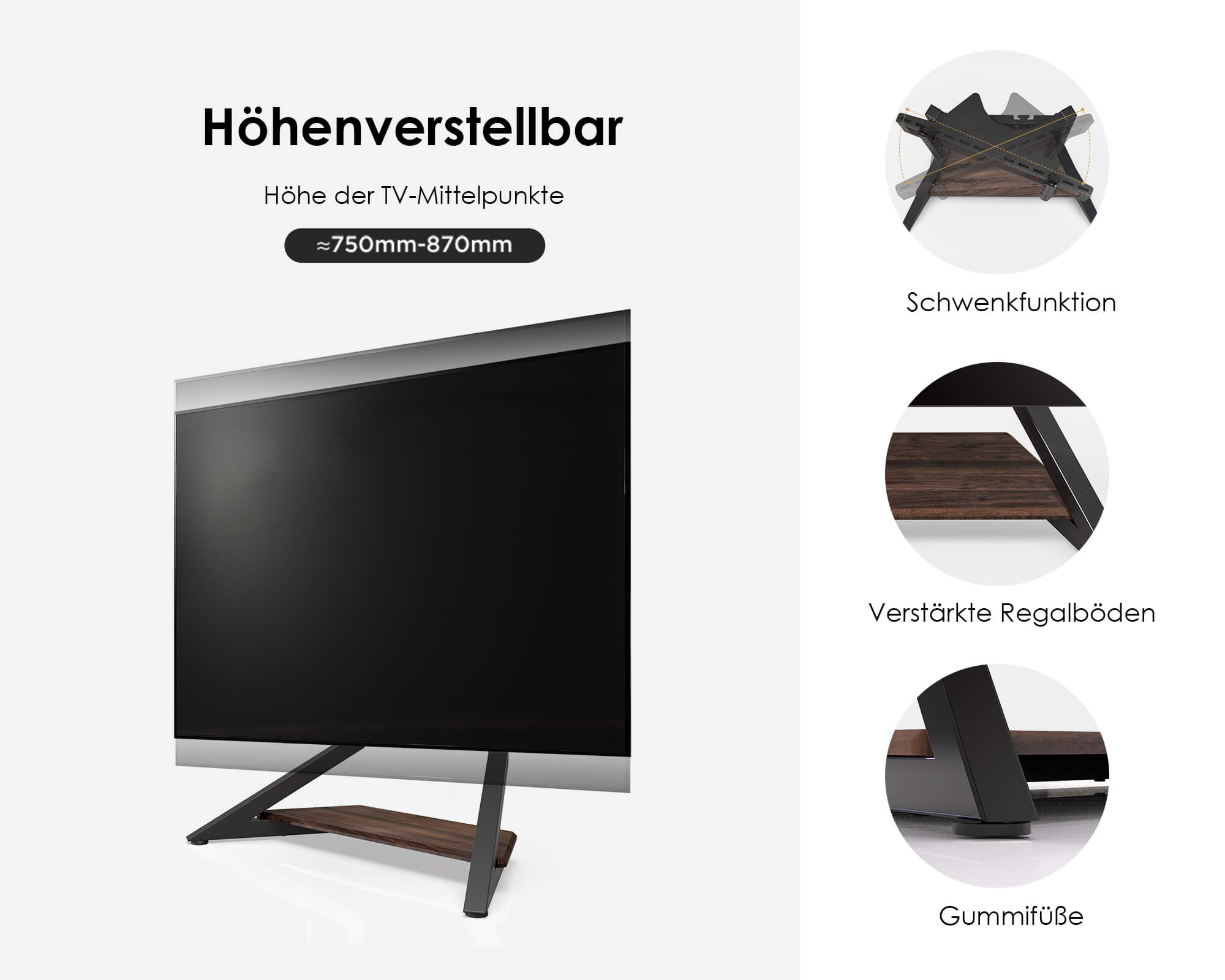 Eiffel V2 TT88 TV-Tischständer