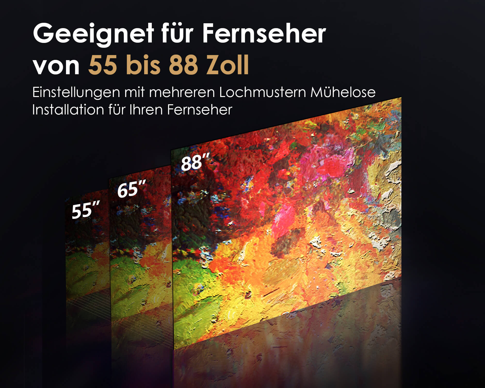 Eiffel V2 TT88 Supporto per tv da tavolo