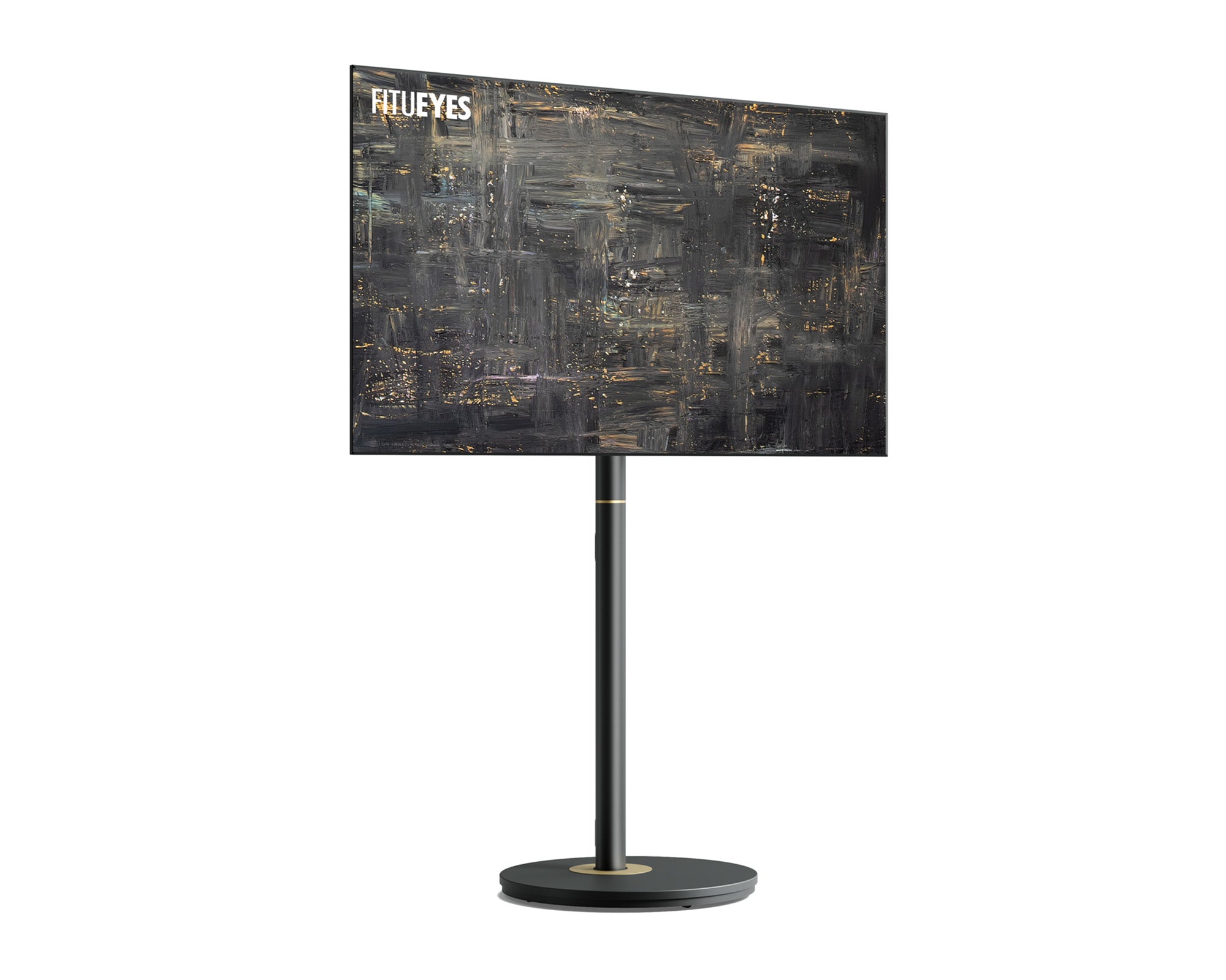 Support TV avec roulettes