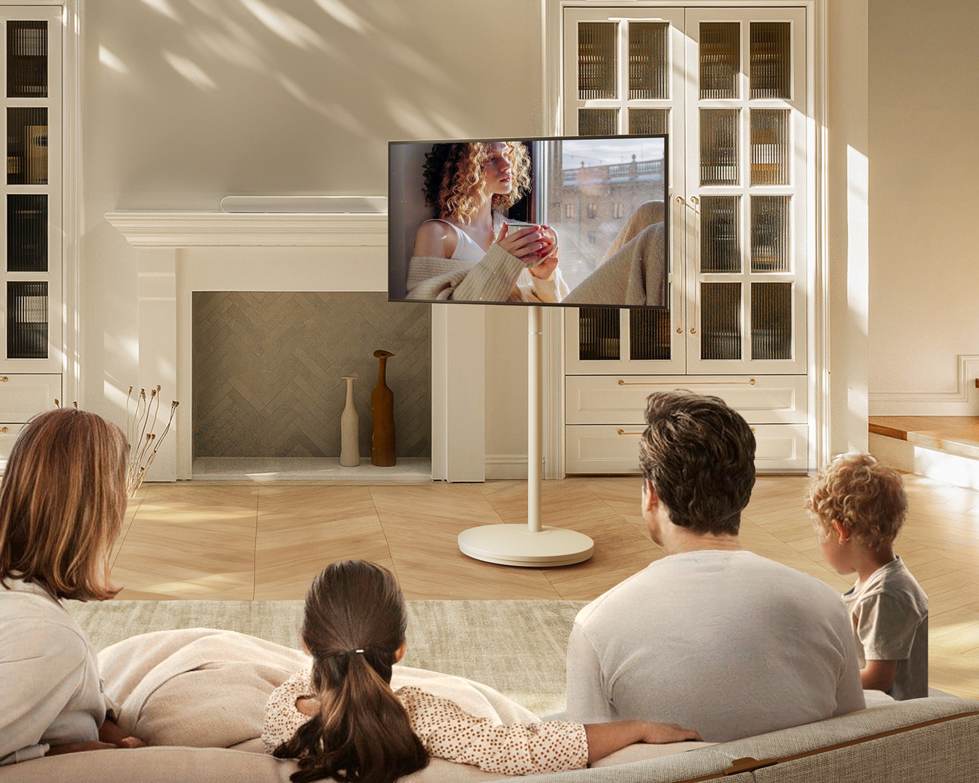 Master V2 PRO FT48 Supporto tv da terra con ruote