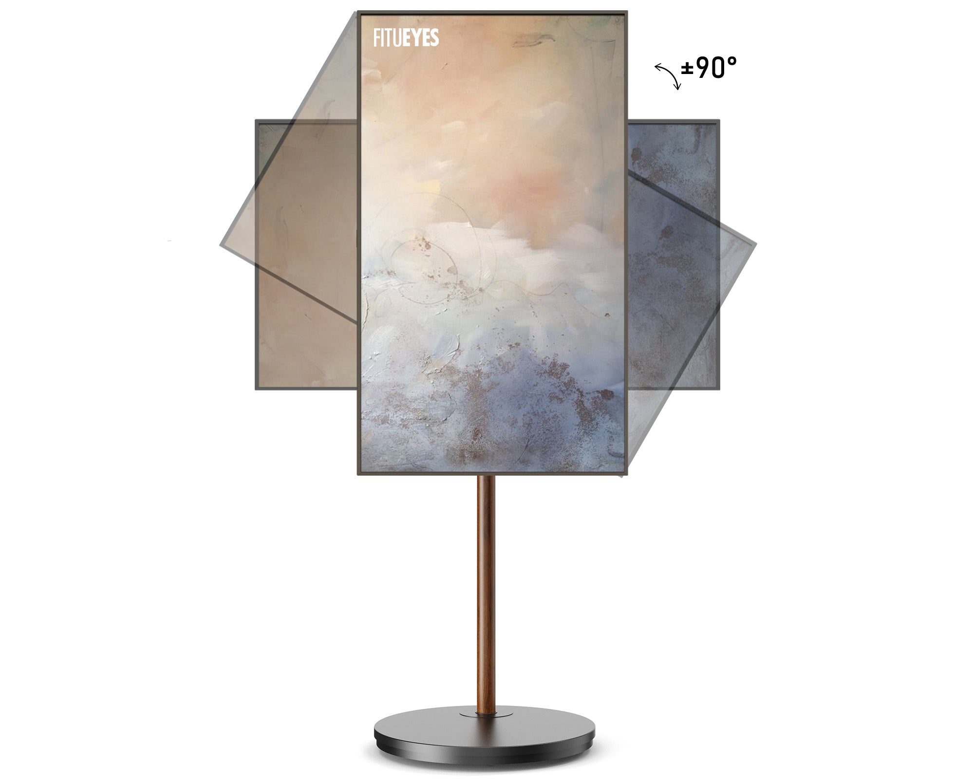 Master V2 PRO FT48 Supporto tv da terra con ruote