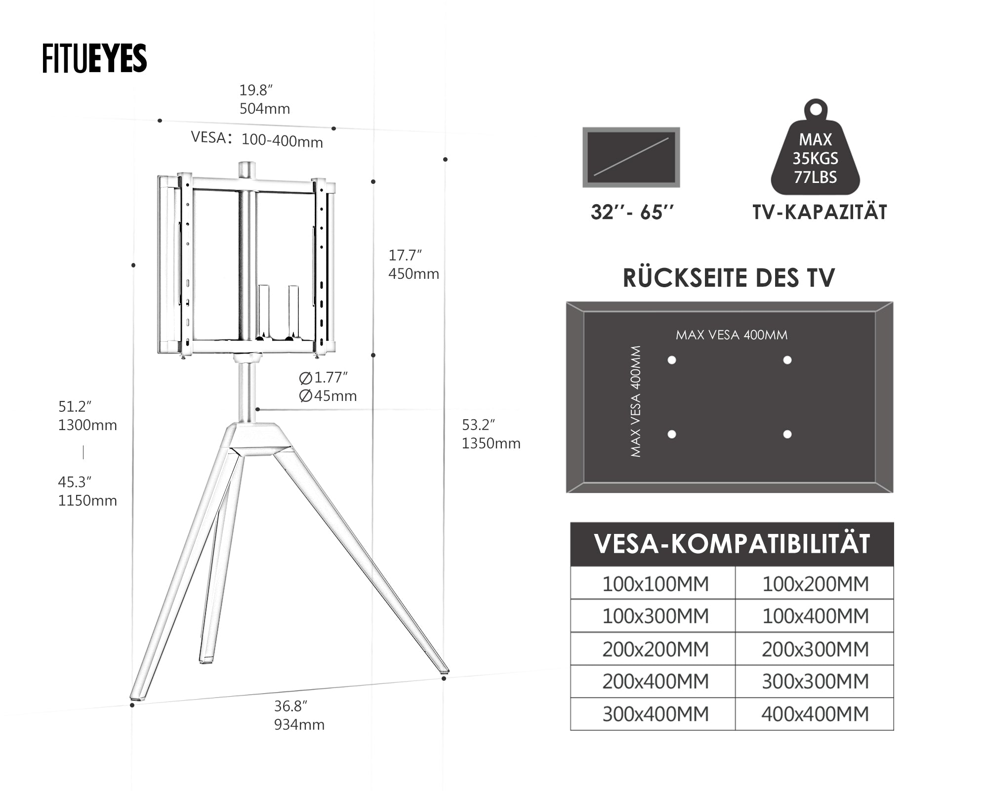 Picasso FT65 TV Stand Special Edition