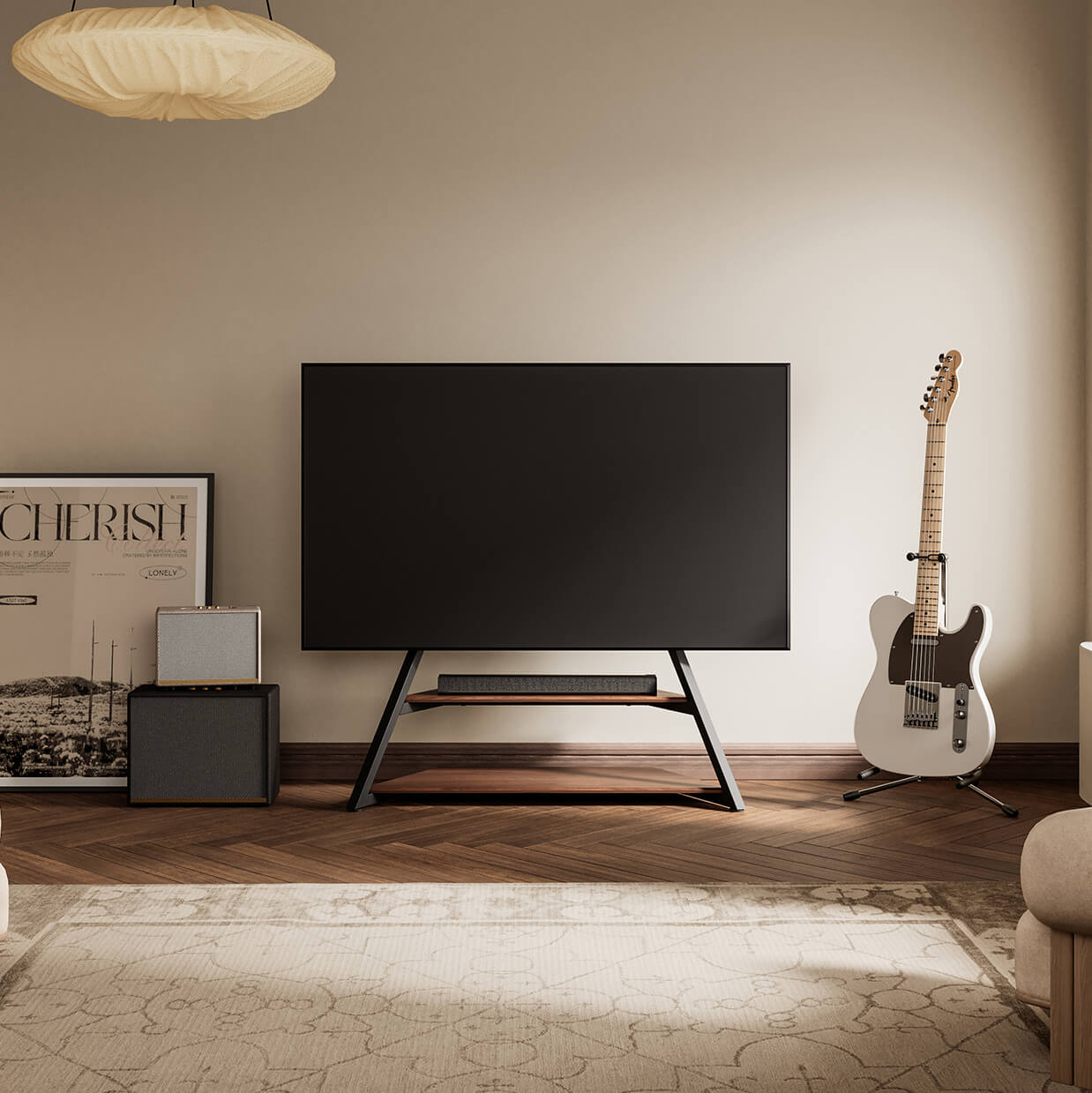 eiffel tv standfuss für 75-100 zoll