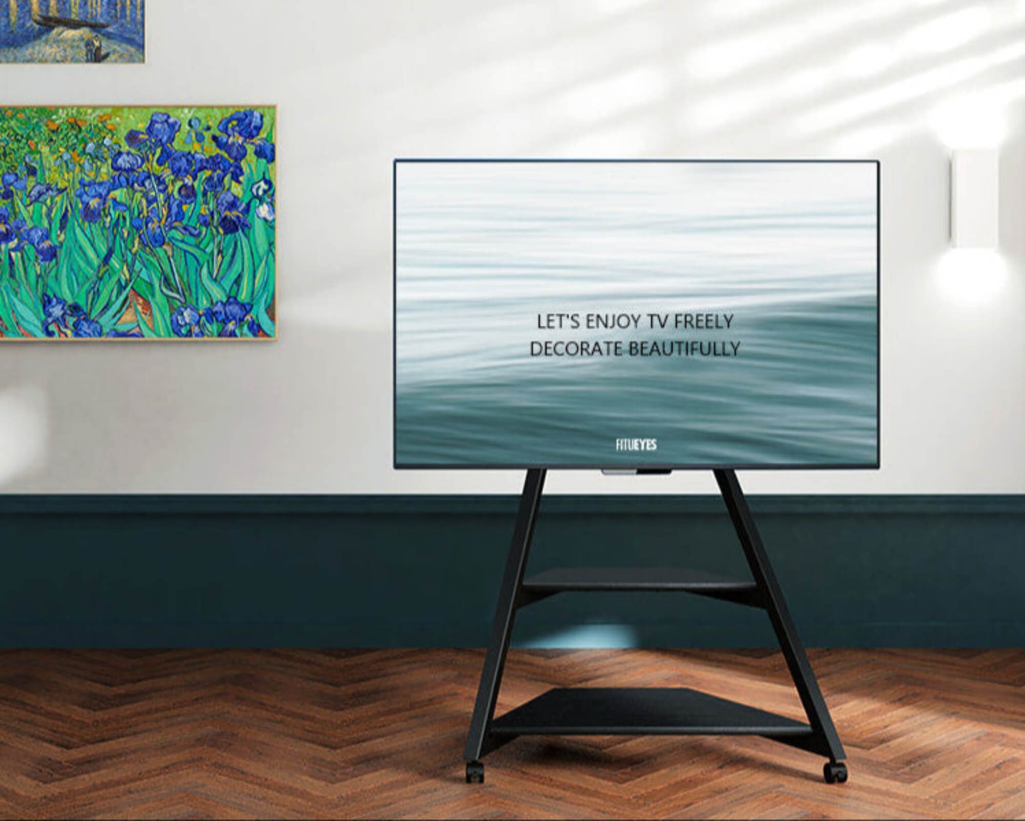 Eiffel Supporto TV con Ruote