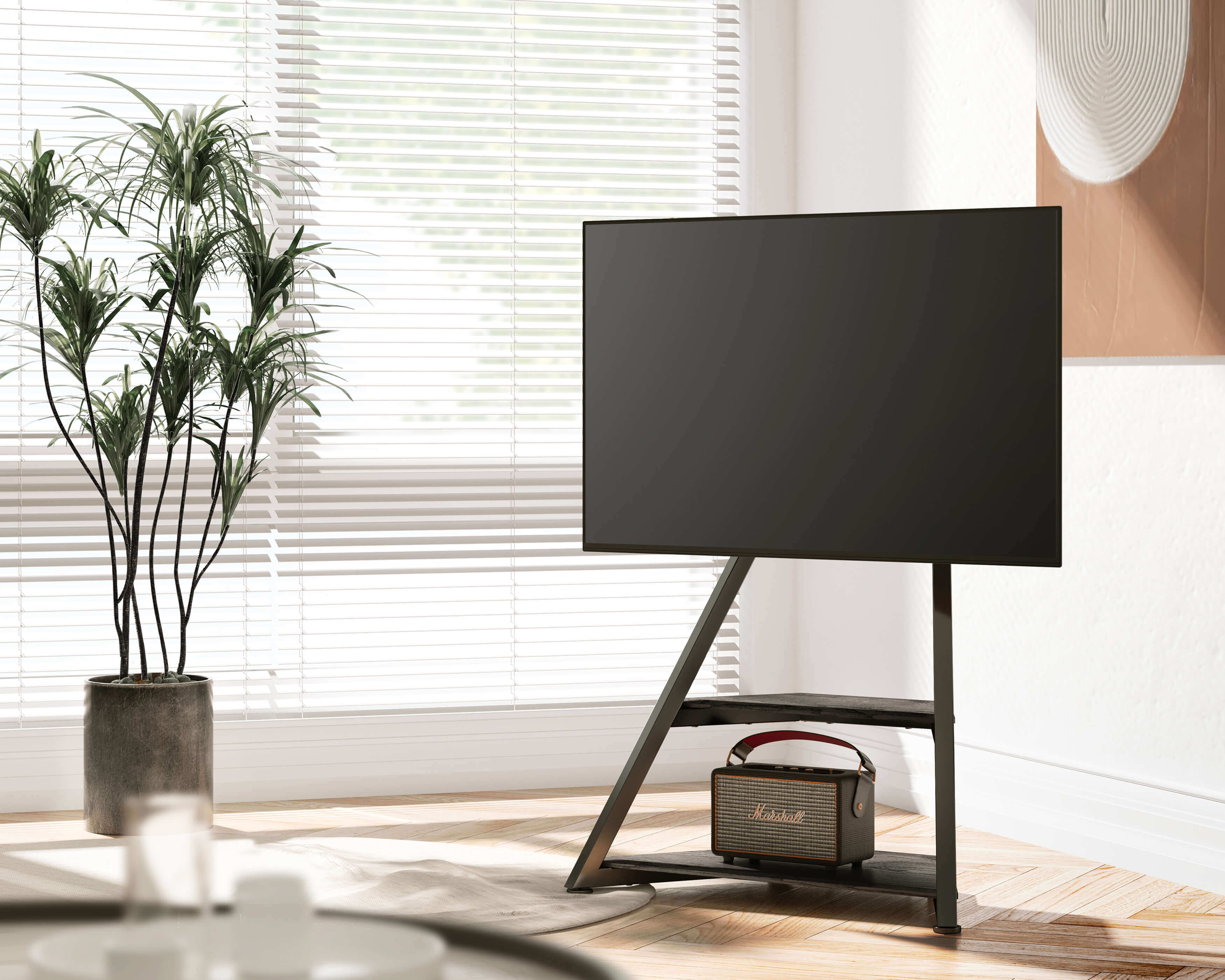 Eiffel Supporto TV con Ruote