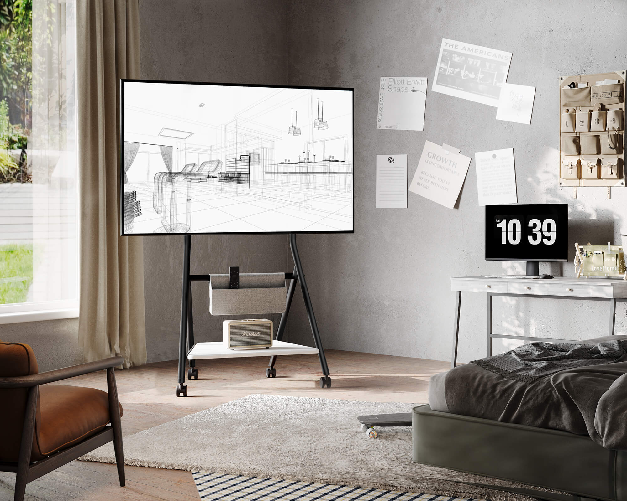 Collector TC65 TV-standaard met wielen