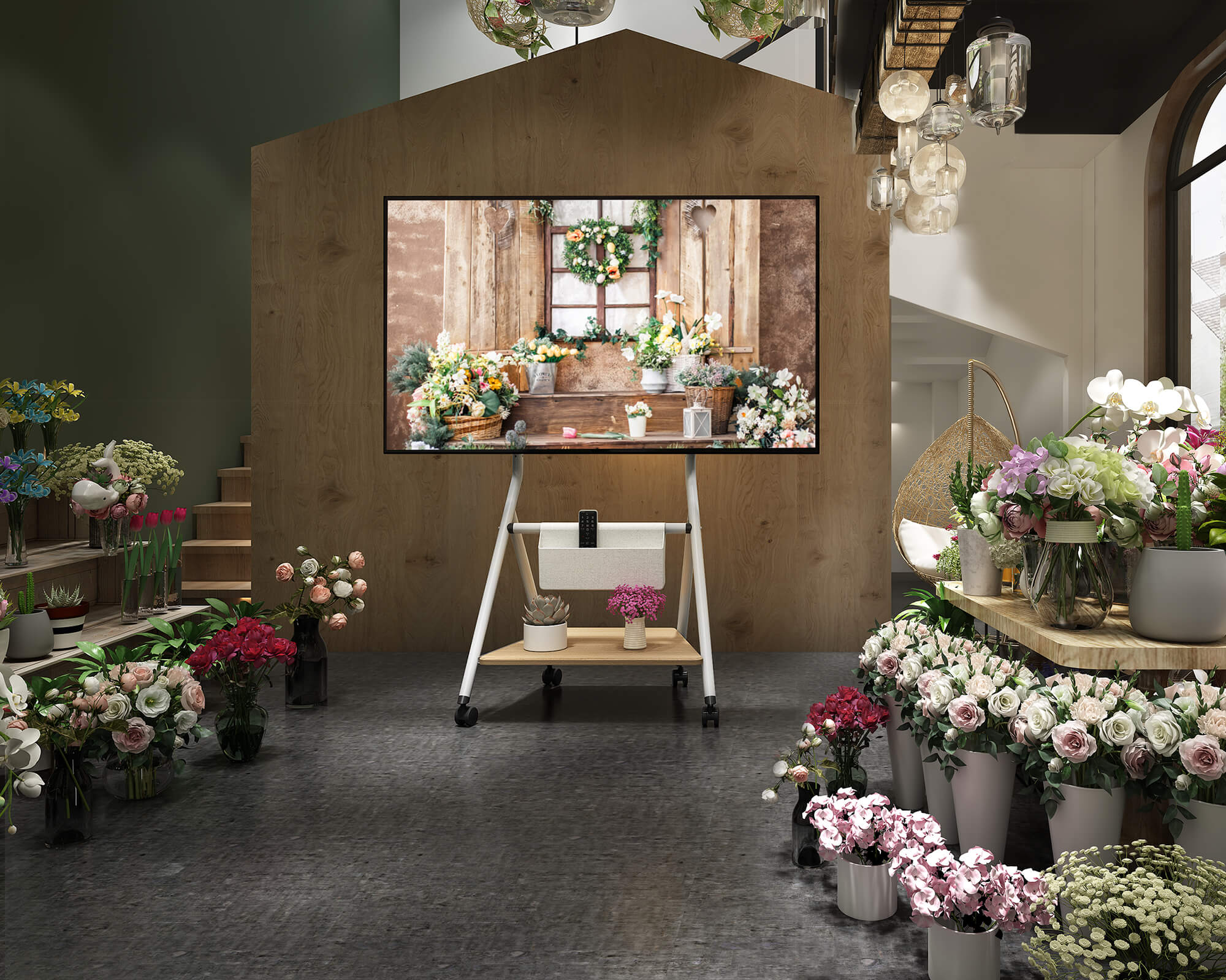 Collector TC65 TV-standaard met wielen