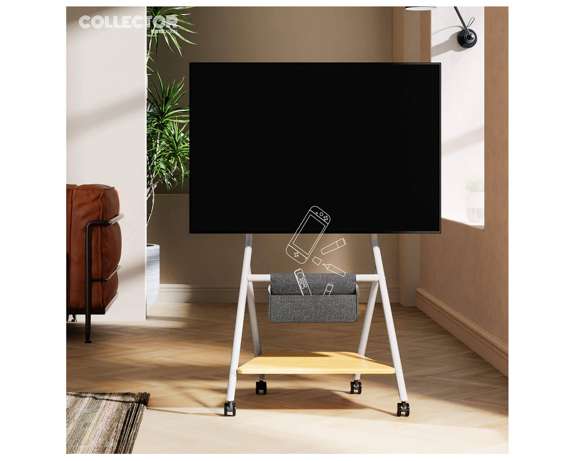 Collector TC65 TV-standaard met wielen