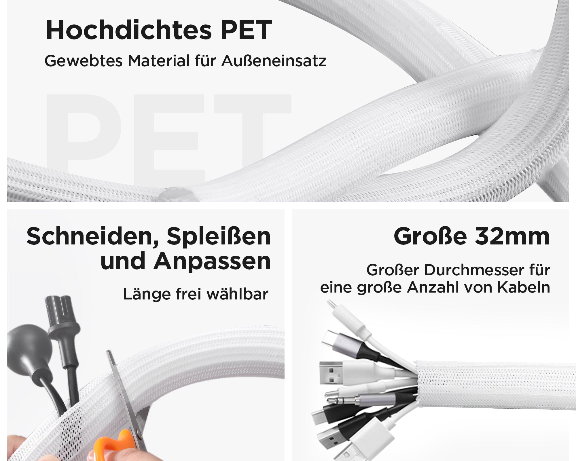 Kabelkanal 2m -Φ32mm