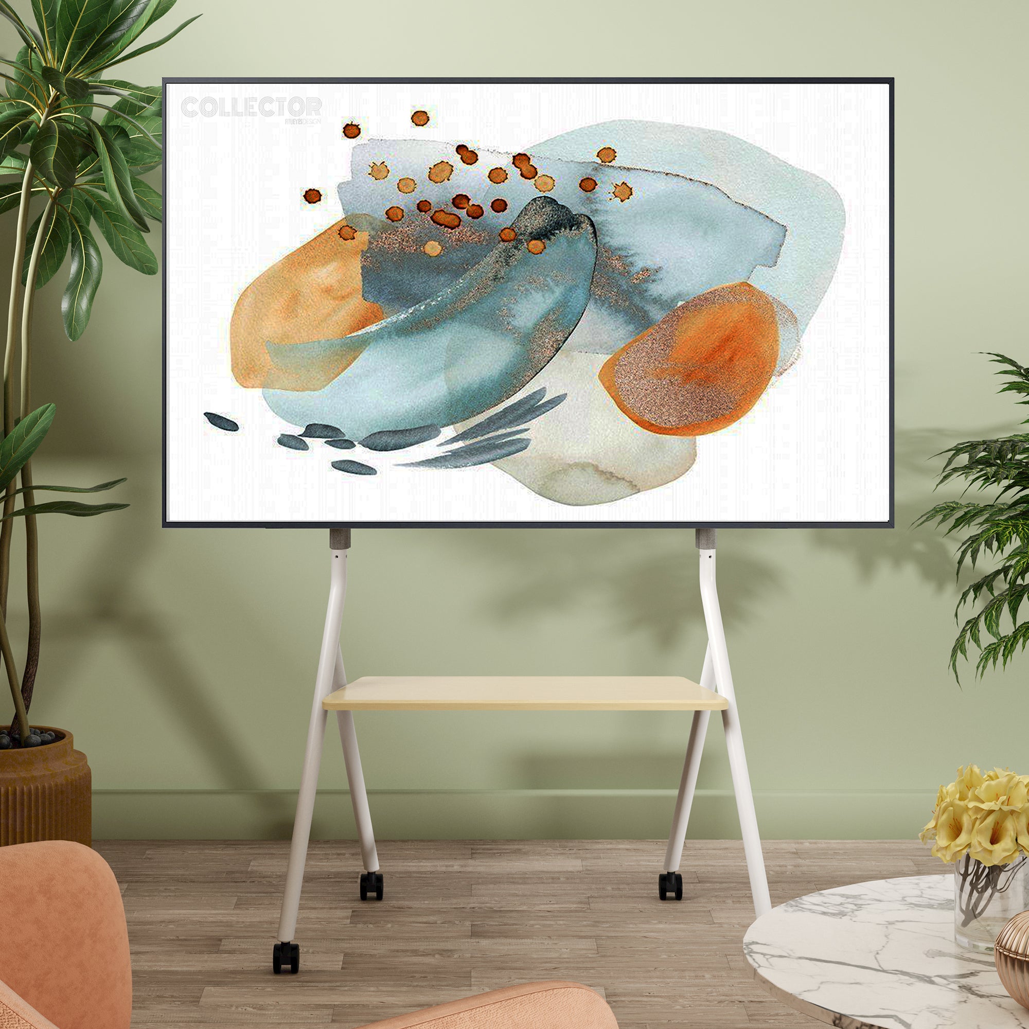 Collector TC78 Supporto tv da terra con ruote