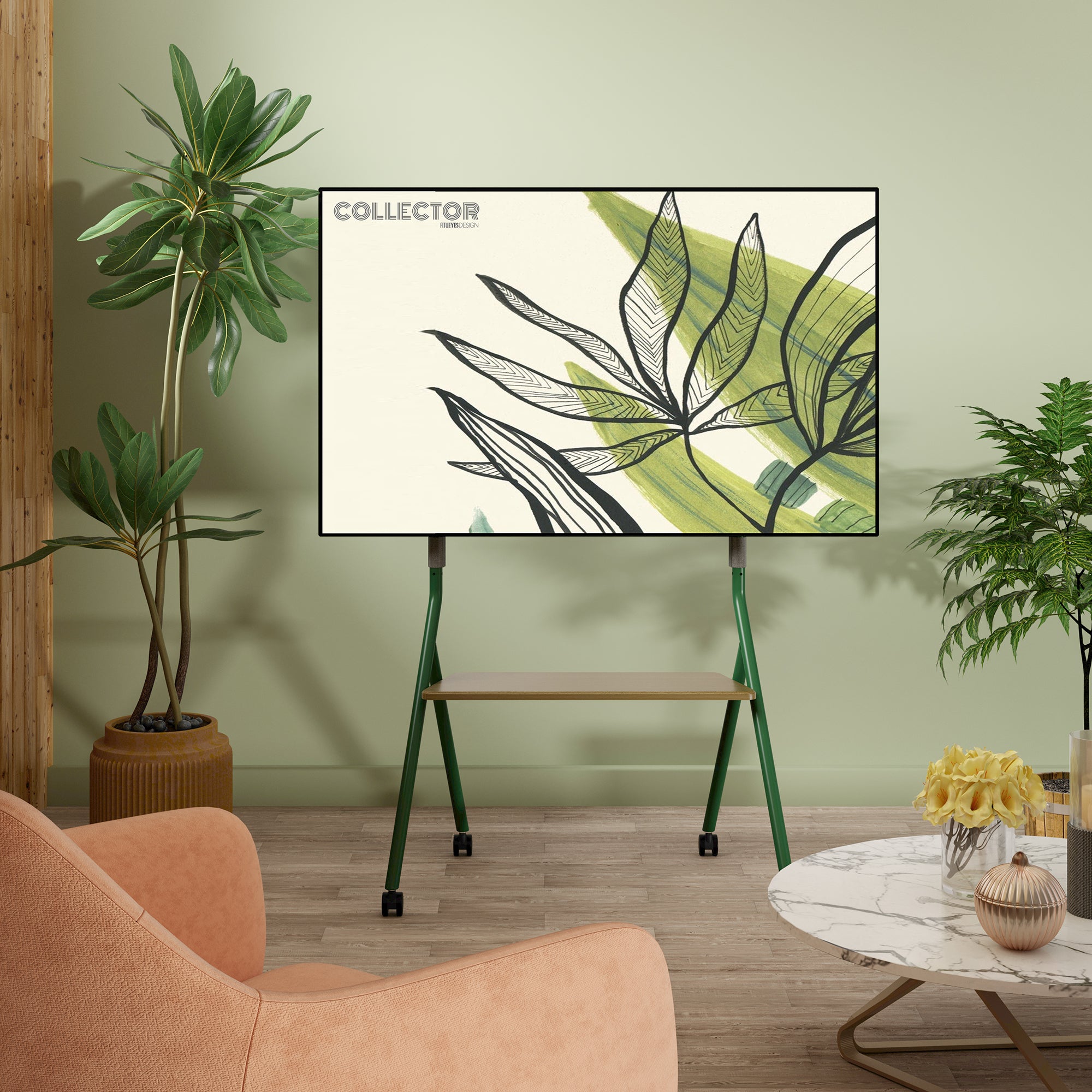 Collector TC78 Supporto tv da terra con ruote