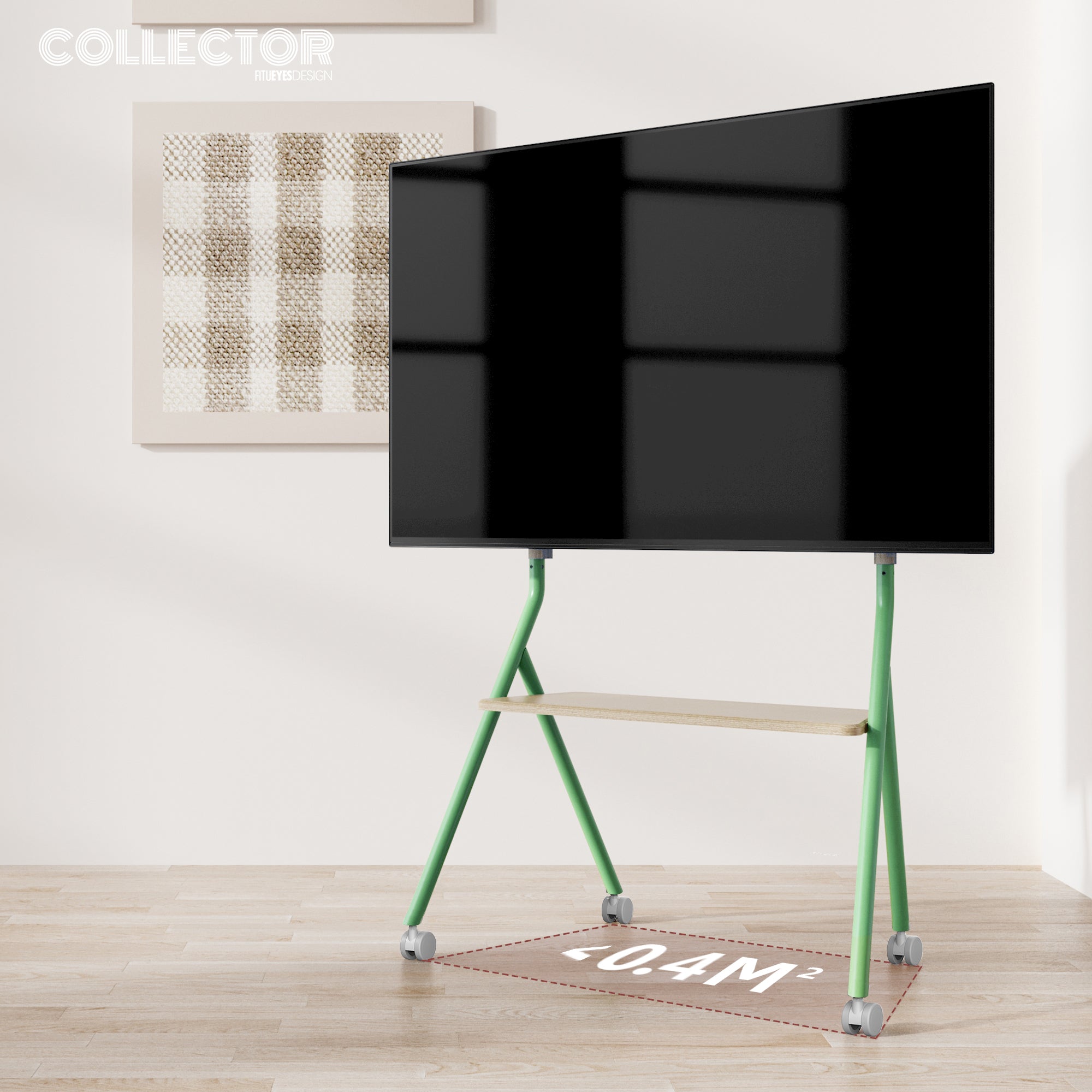Collector TC78 Supporto tv da terra con ruote