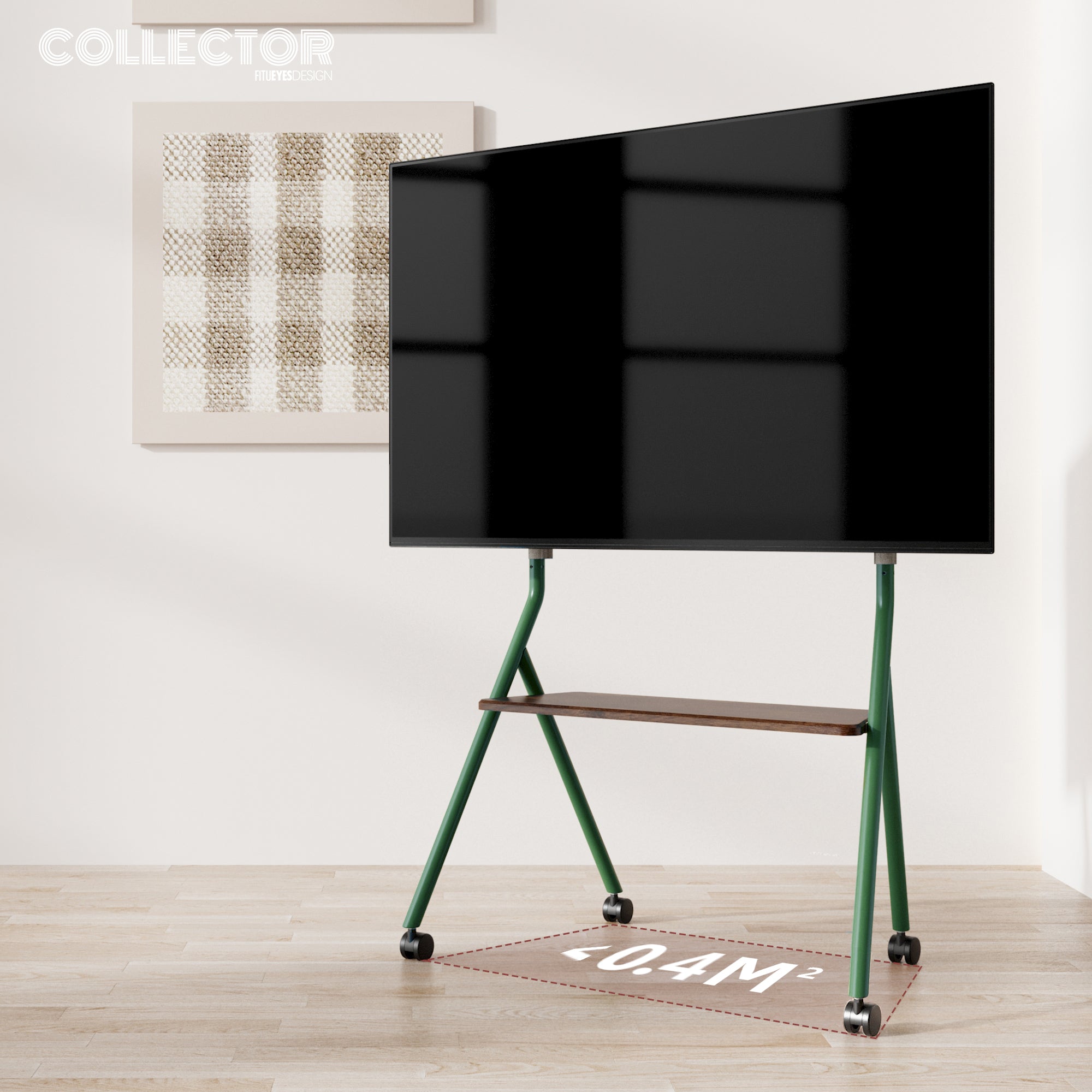 Collector TC78 Supporto tv da terra con ruote