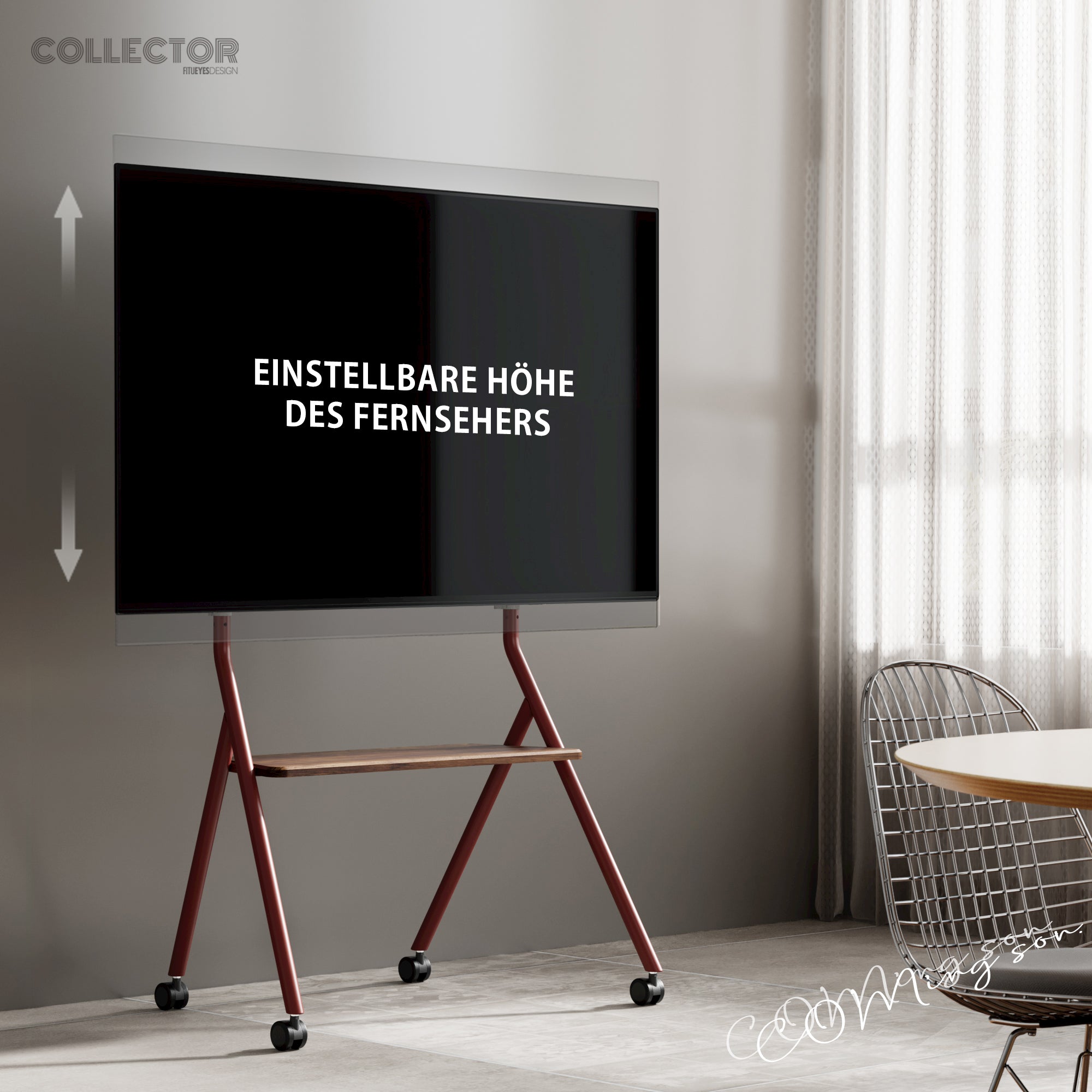 Collector TC78 TV-standaard met wielen