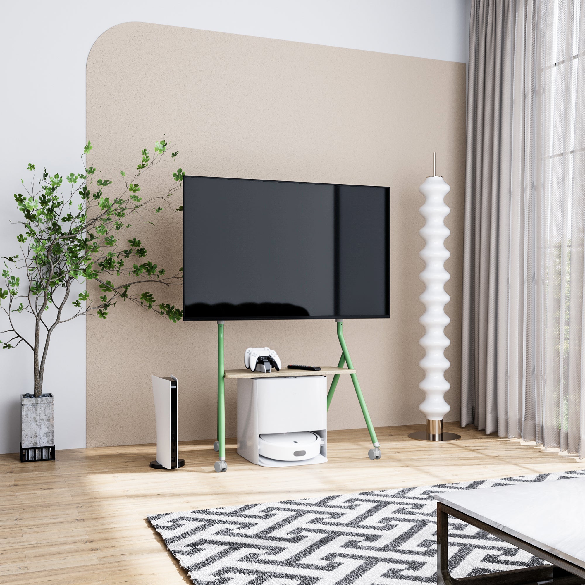 Collector TC78 Supporto tv da terra con ruote