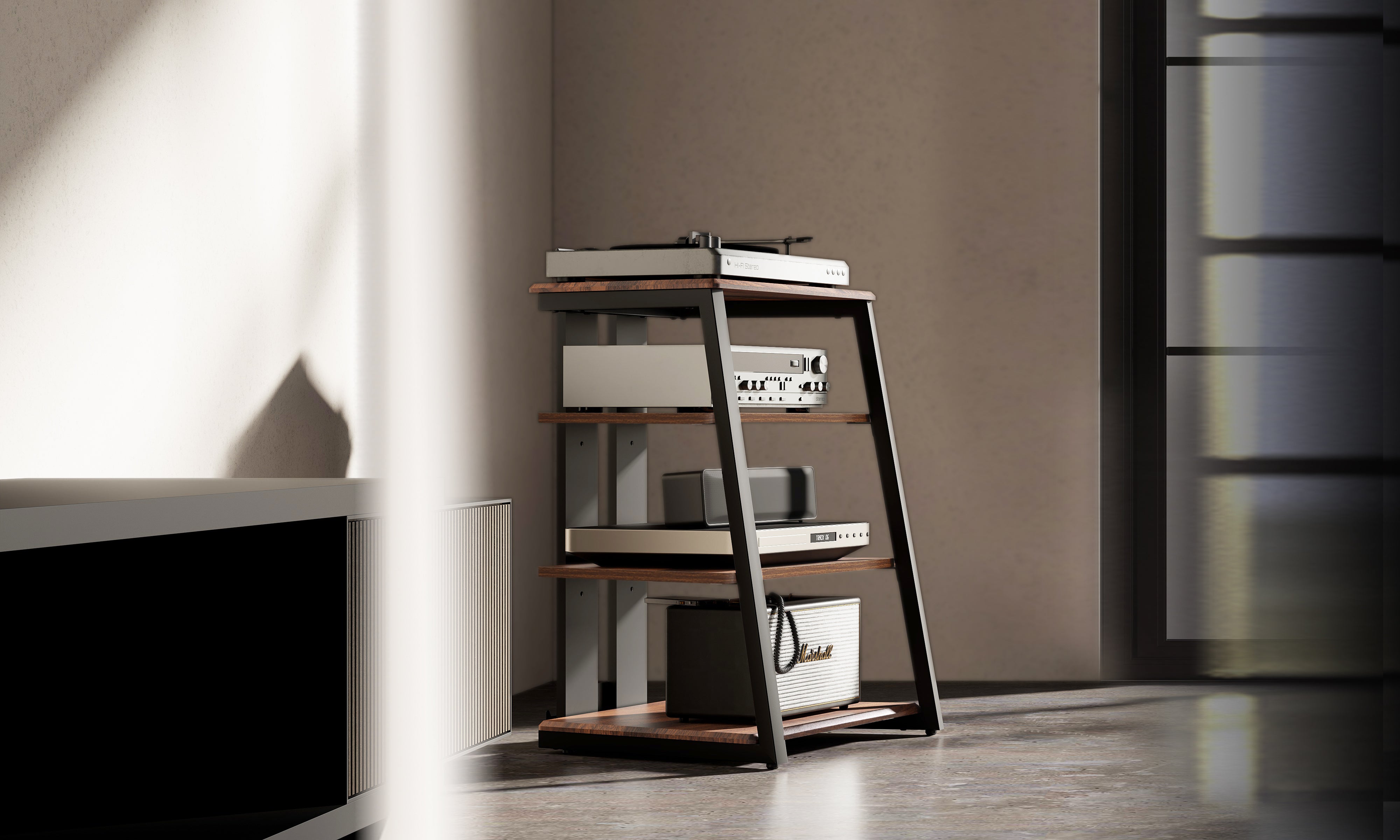 HiFi Rack für Wohnzimmer und Musikzimmer