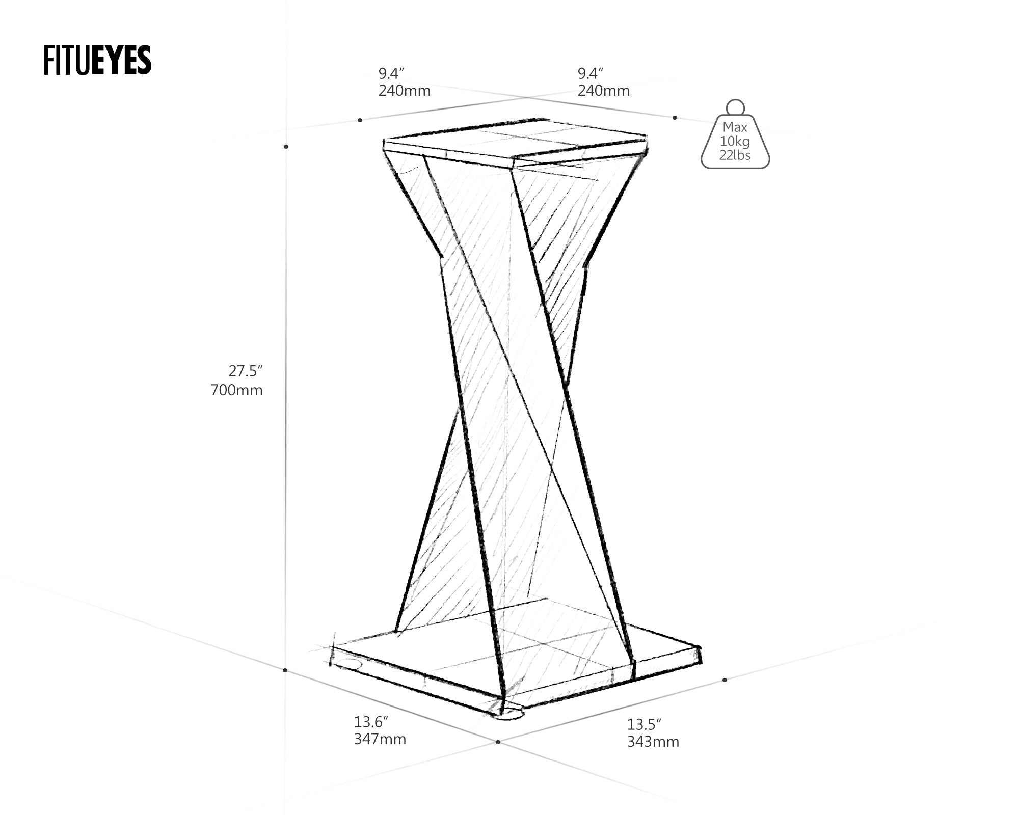 EIFFEL SS ™  Pieds pour enceintes