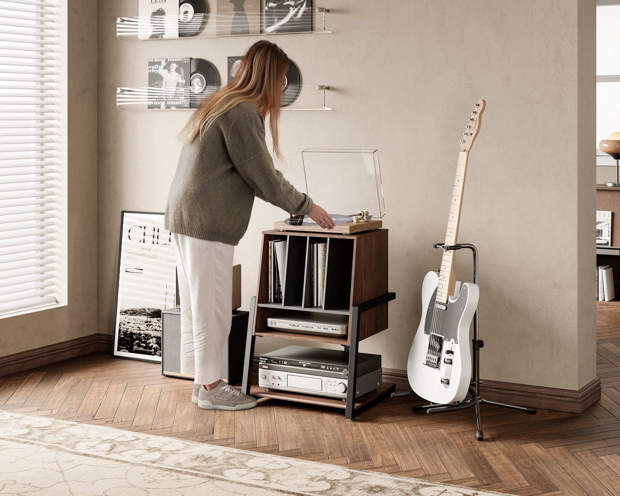 EIFFEL ™  Meuble pour platine vinyle