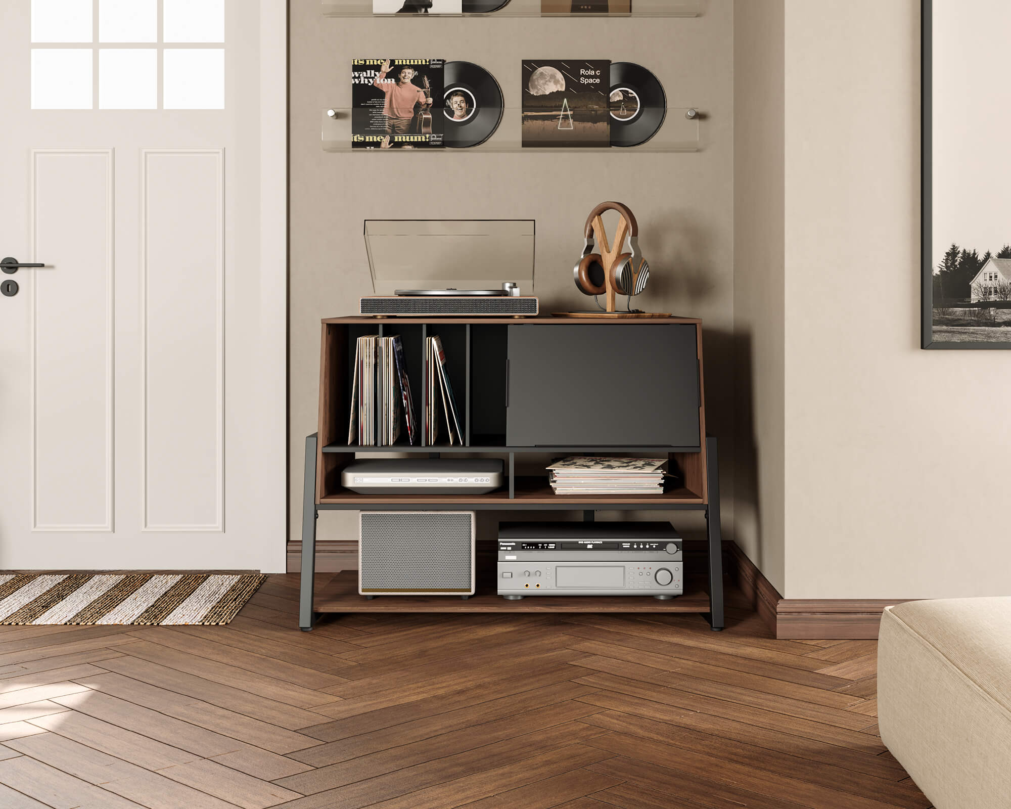 Eiffel RS10 Mueble HIFI con puerta