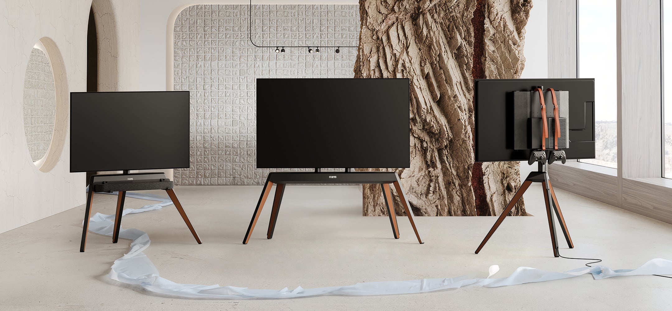 stativ tv stand mit Zubehör