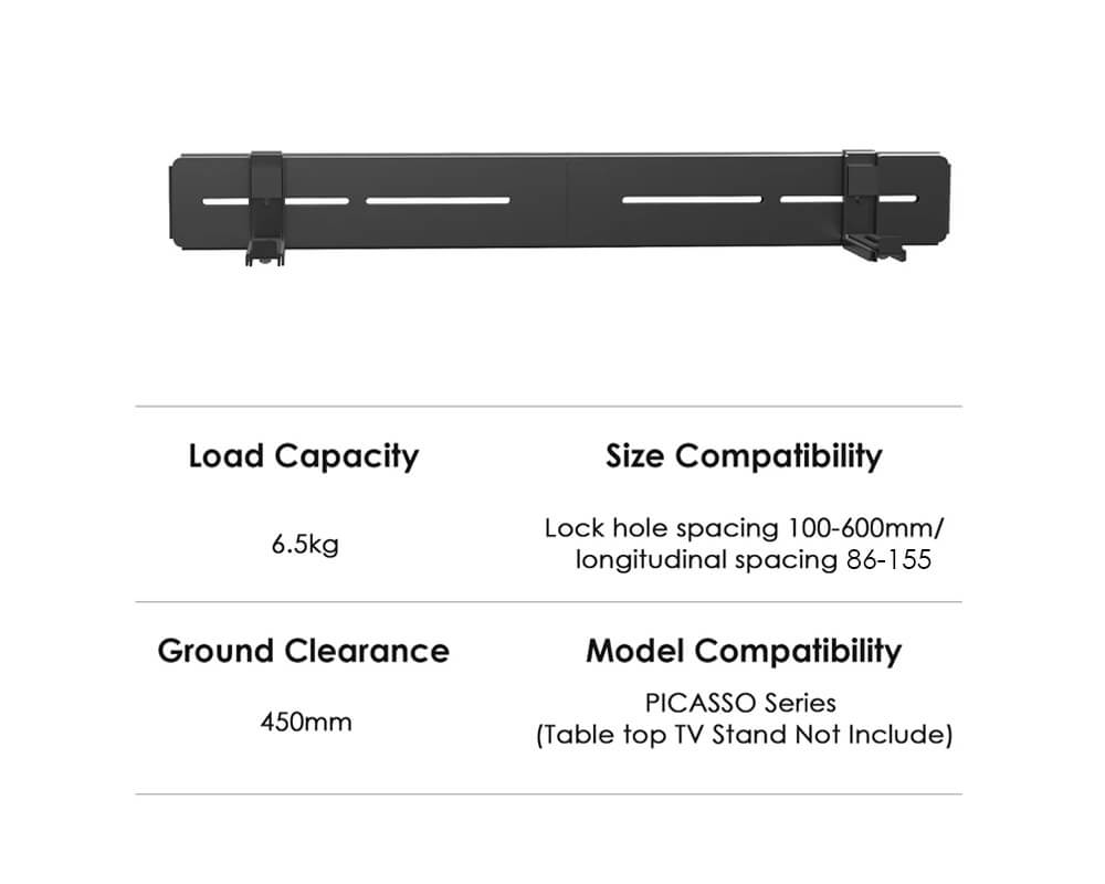 ZEN<br>Soporte para barra de sonido