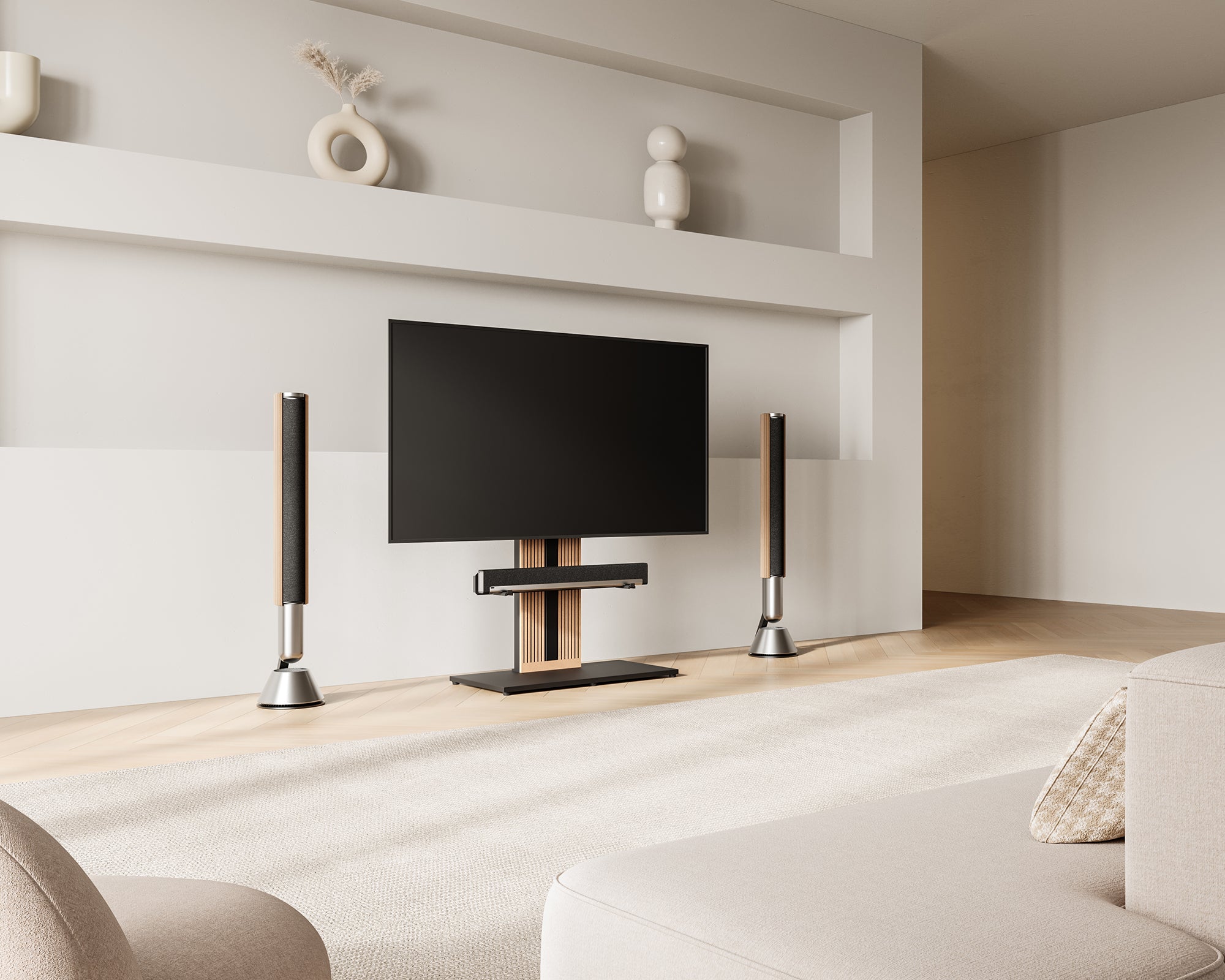 Zen/Cantor Soporte para barra de sonido